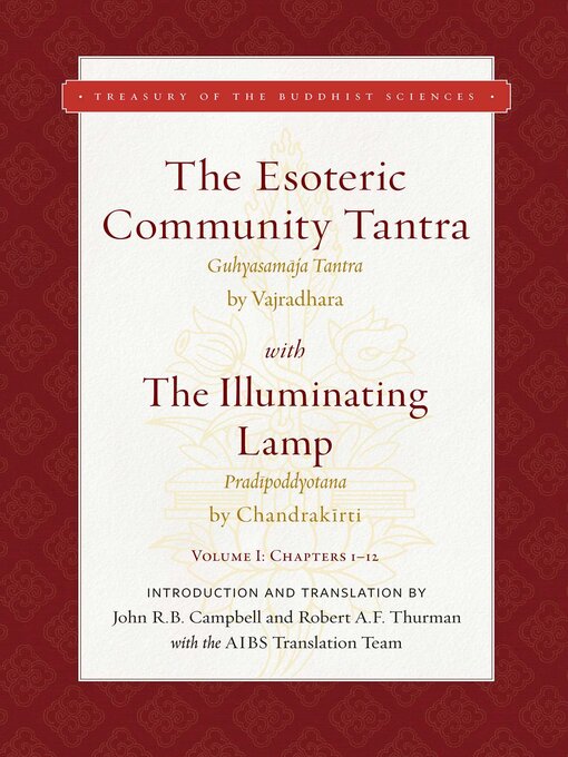 Title details for The Esoteric Community Tantra with the Illuminating Lamp by Great Vajradhara - Wait list